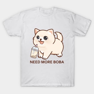 Kitten Needs More Boba! T-Shirt